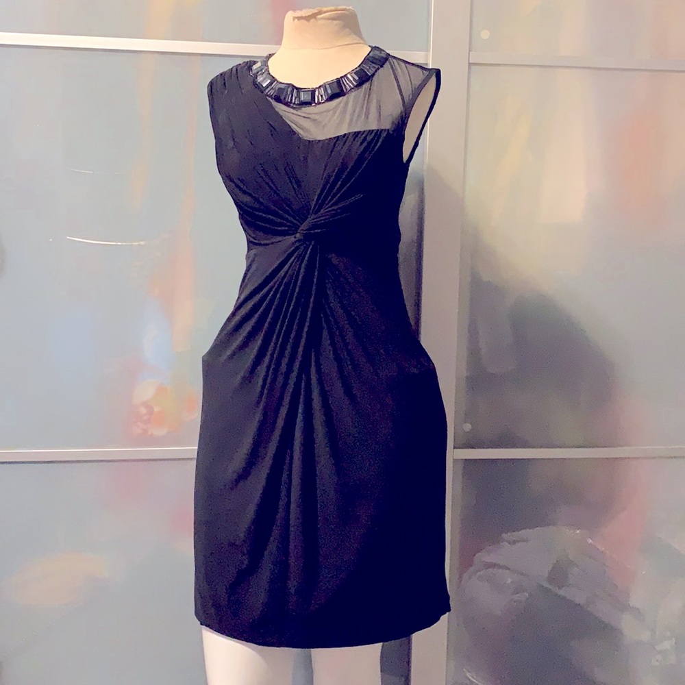 Black cocktail dress